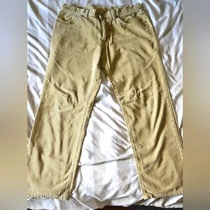 Patagonia khaki corduroy pants